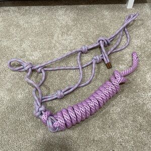 Rope Halter And Lead Rope